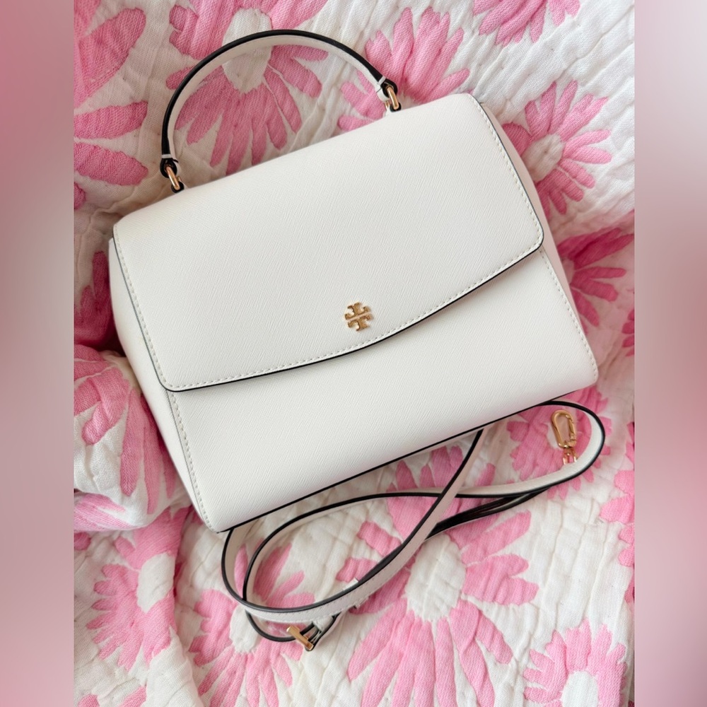 Tory Burch White Crossbody Bag